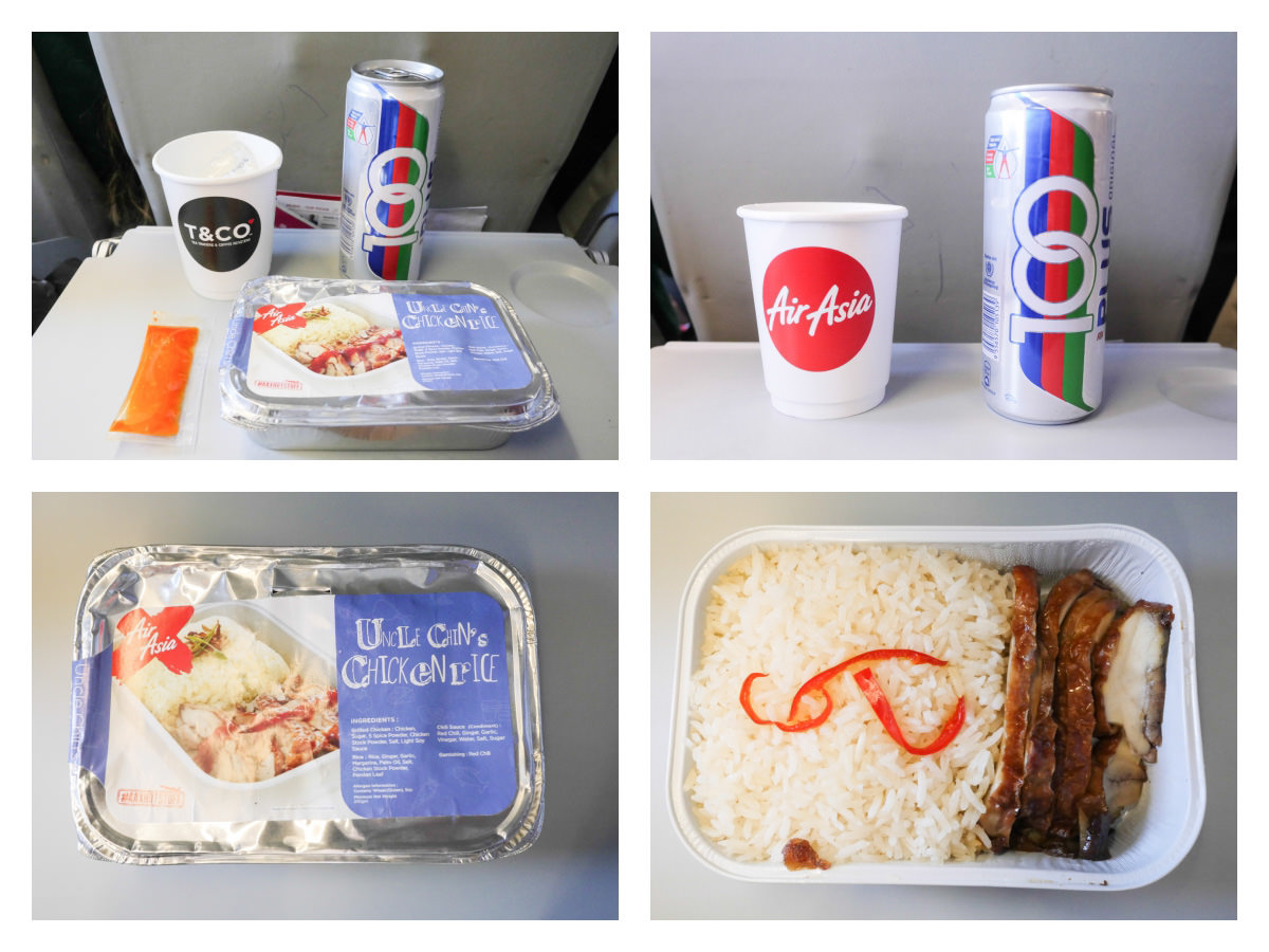 馬來西亞吉隆坡 AirAsia 亞航飛行紀錄 AirAsia 最新飛機餐Santan美食嘉年華