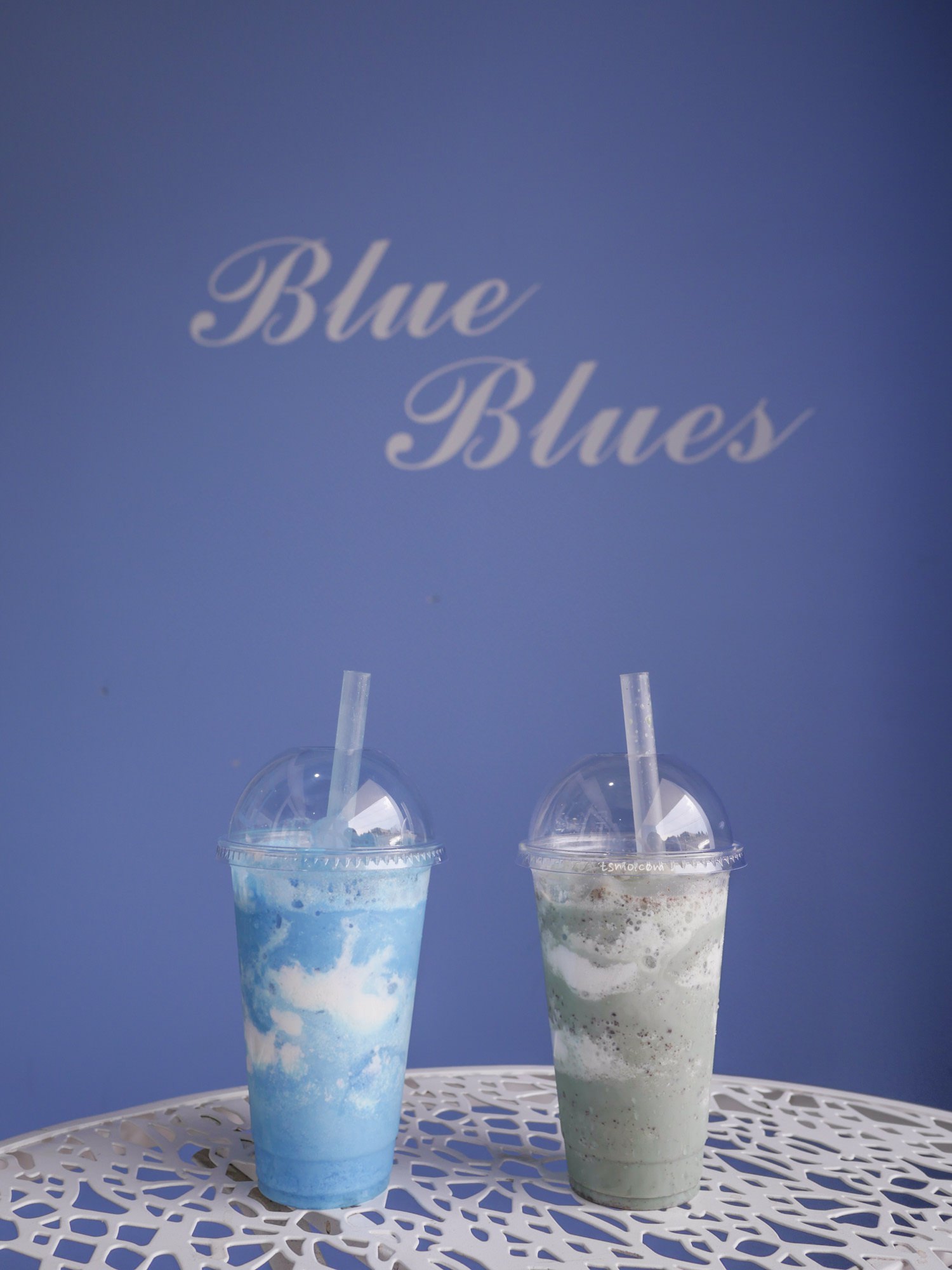 大邱美食 Blue Blues 藍色天空優格冰沙 大邱咖啡廳特輯