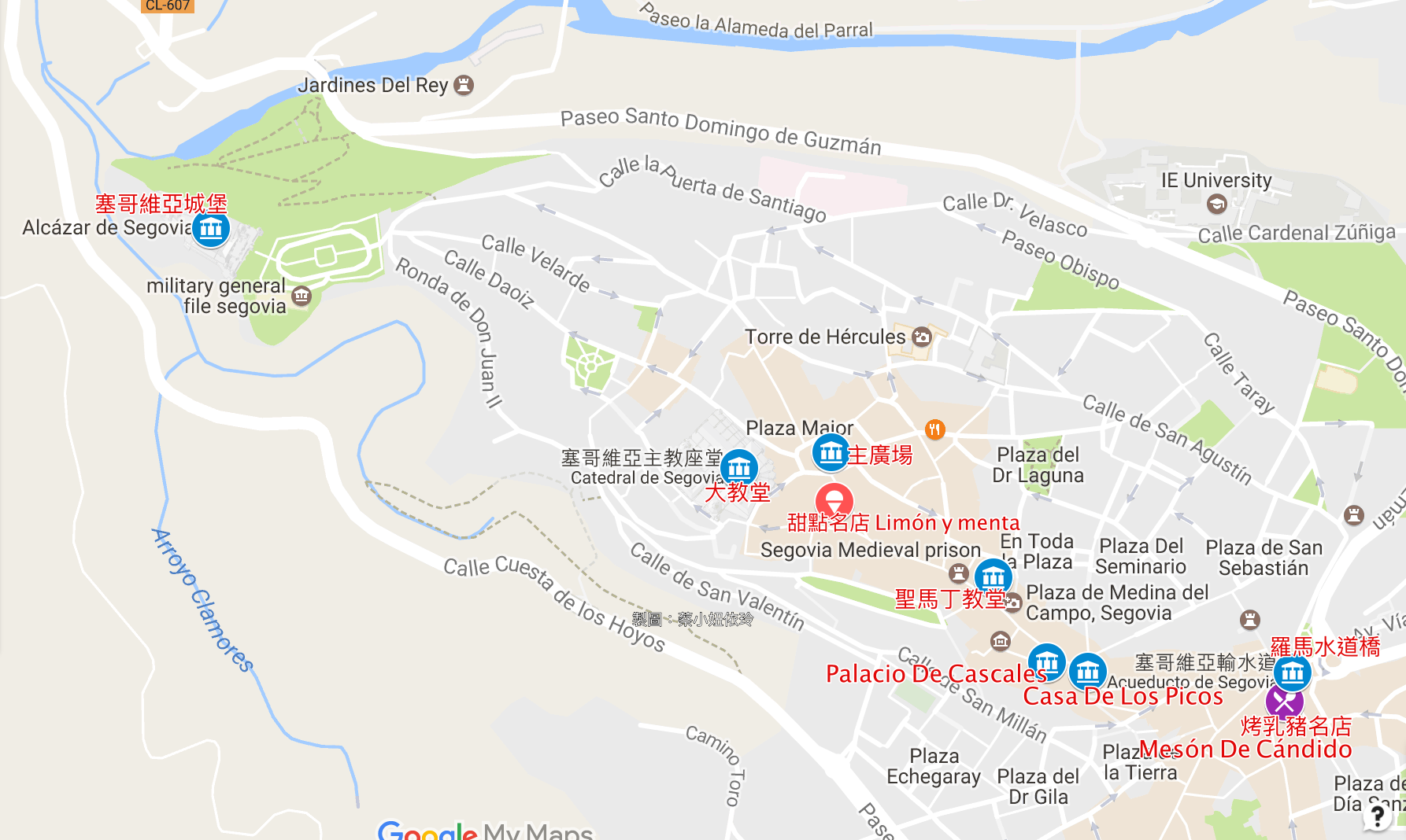 西班牙塞哥維亞景點總整理：馬德里近郊一日遊、蔡小妞散步地圖推薦