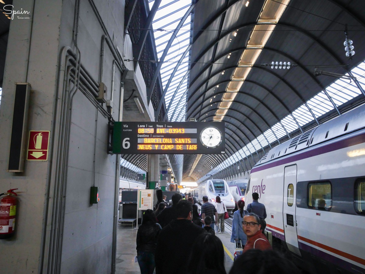 塞維亞往返巴塞隆納交通方式 西班牙火車搭乘心得