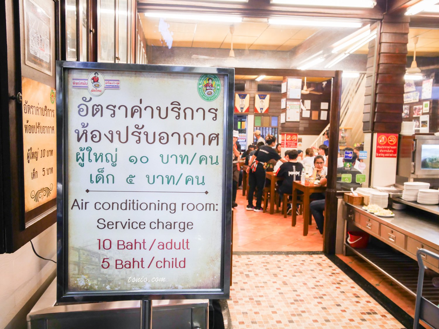 曼谷道地美食推薦 Thip Samai Pad Thai 鬼門泰式炒麵 舊城區夜間小吃