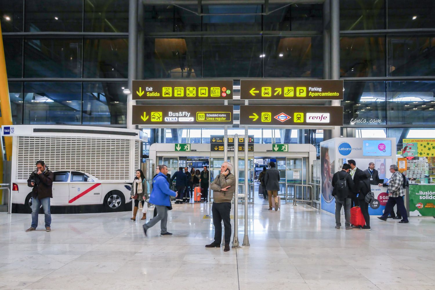 西班牙馬德里機場到市區交通方式介紹 Renfe近郊火車搭乘心得