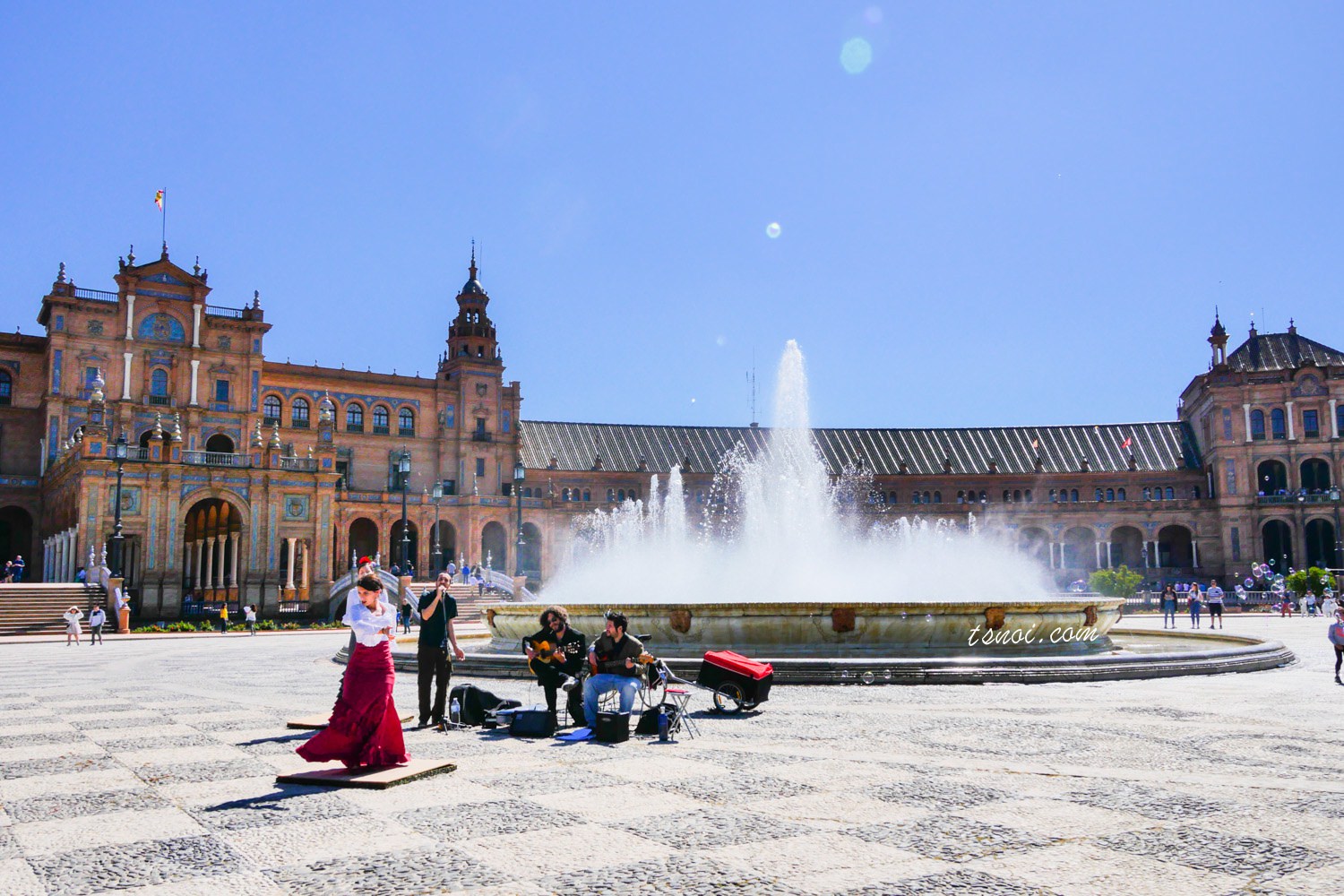 西班牙塞維亞景點：西班牙廣場，蔡小妞推薦塞維亞必訪超美建築
