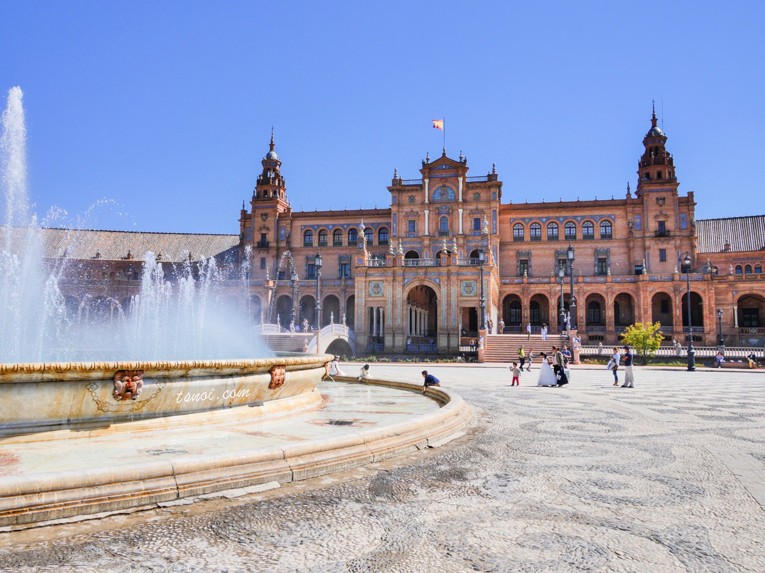 西班牙塞維亞景點：西班牙廣場，蔡小妞推薦塞維亞必訪超美建築