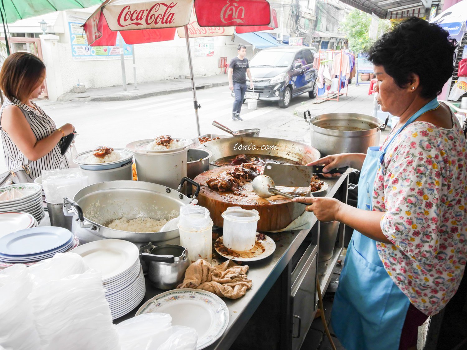 曼谷美食推薦 TROK SUNG 豬腳飯 道地平價泰國小吃