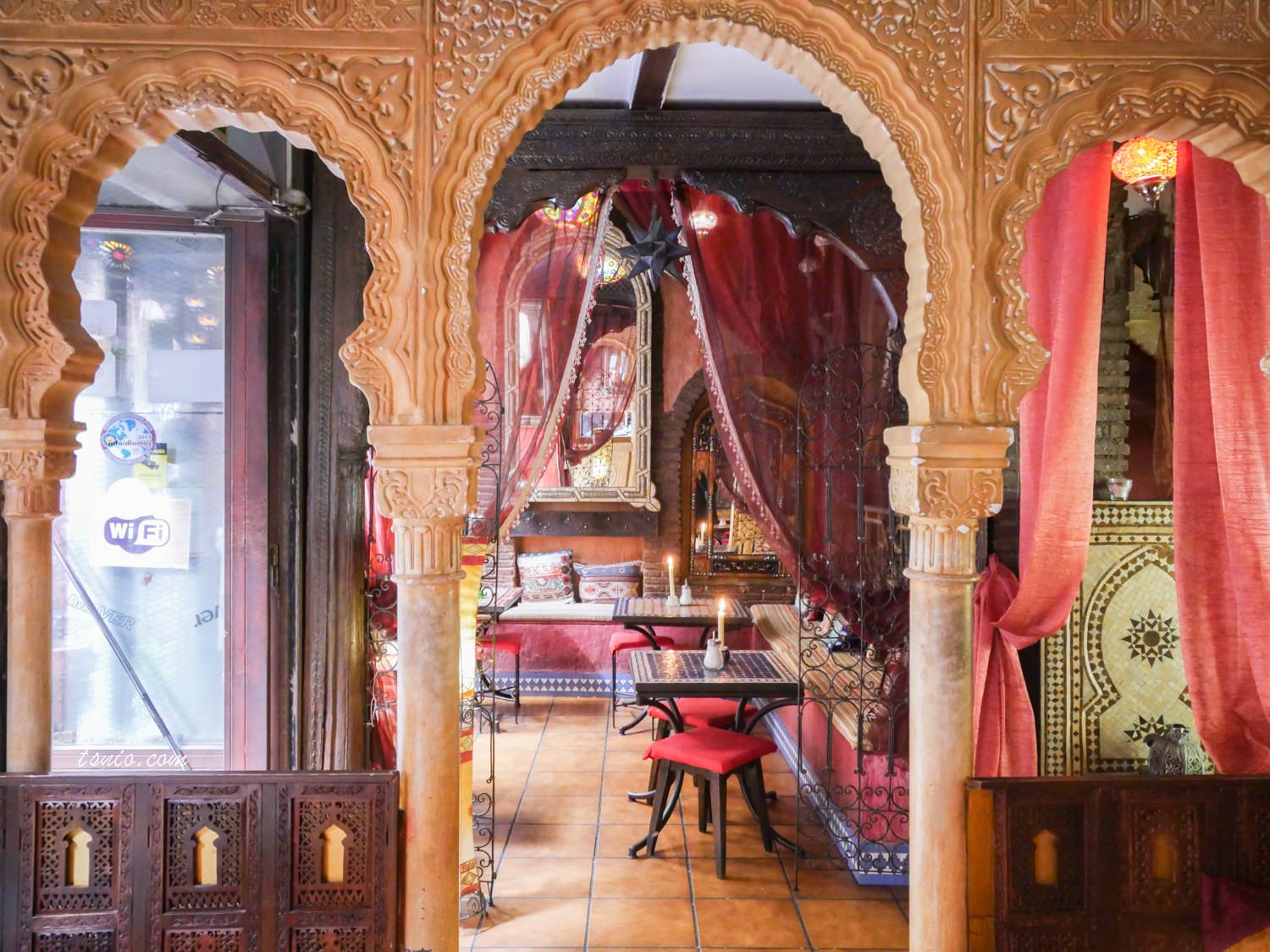 西班牙格拉納達美食推薦 KASBAH Tetería restaurante 阿拉伯茶館餐廳