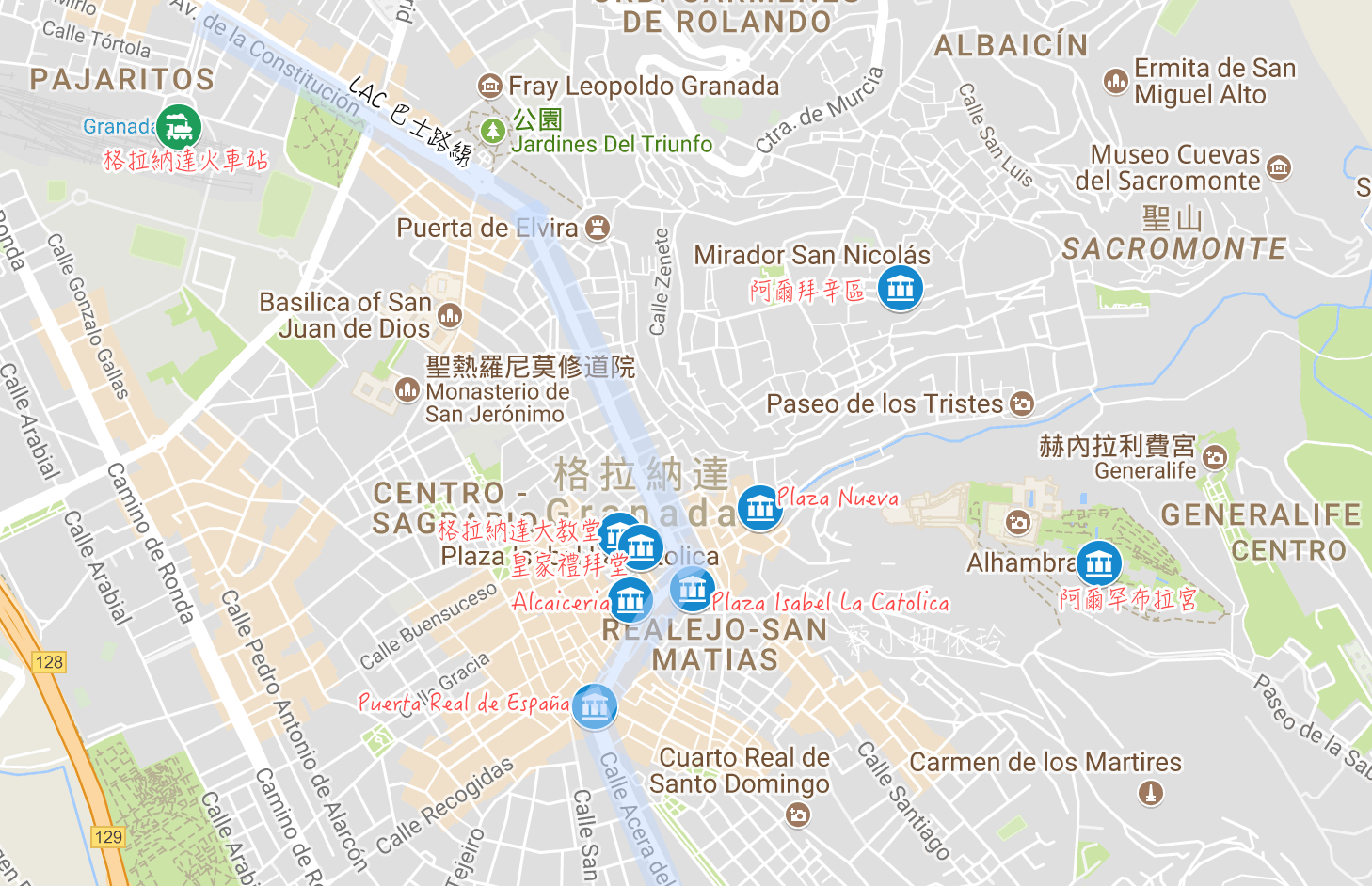 西班牙格拉納達自由行攻略：交通、景點、行程、美食、住宿懶人包