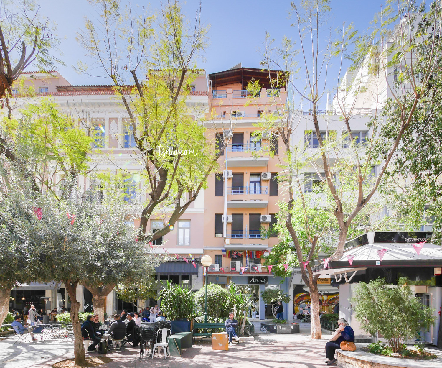 希臘雅典住宿推薦 Tempi Hotel 可以見到衛城的好地點平價雅典飯店