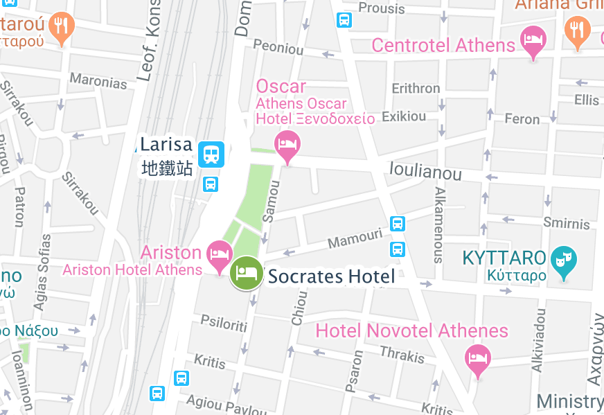 希臘雅典住宿推薦 Socrates Hotel 蘇格拉底酒店 Larisa車站平價飯店