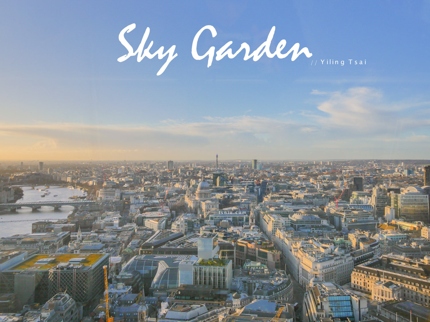 英國倫敦景點 Sky Garden 空中花園 免費預約超美觀景台