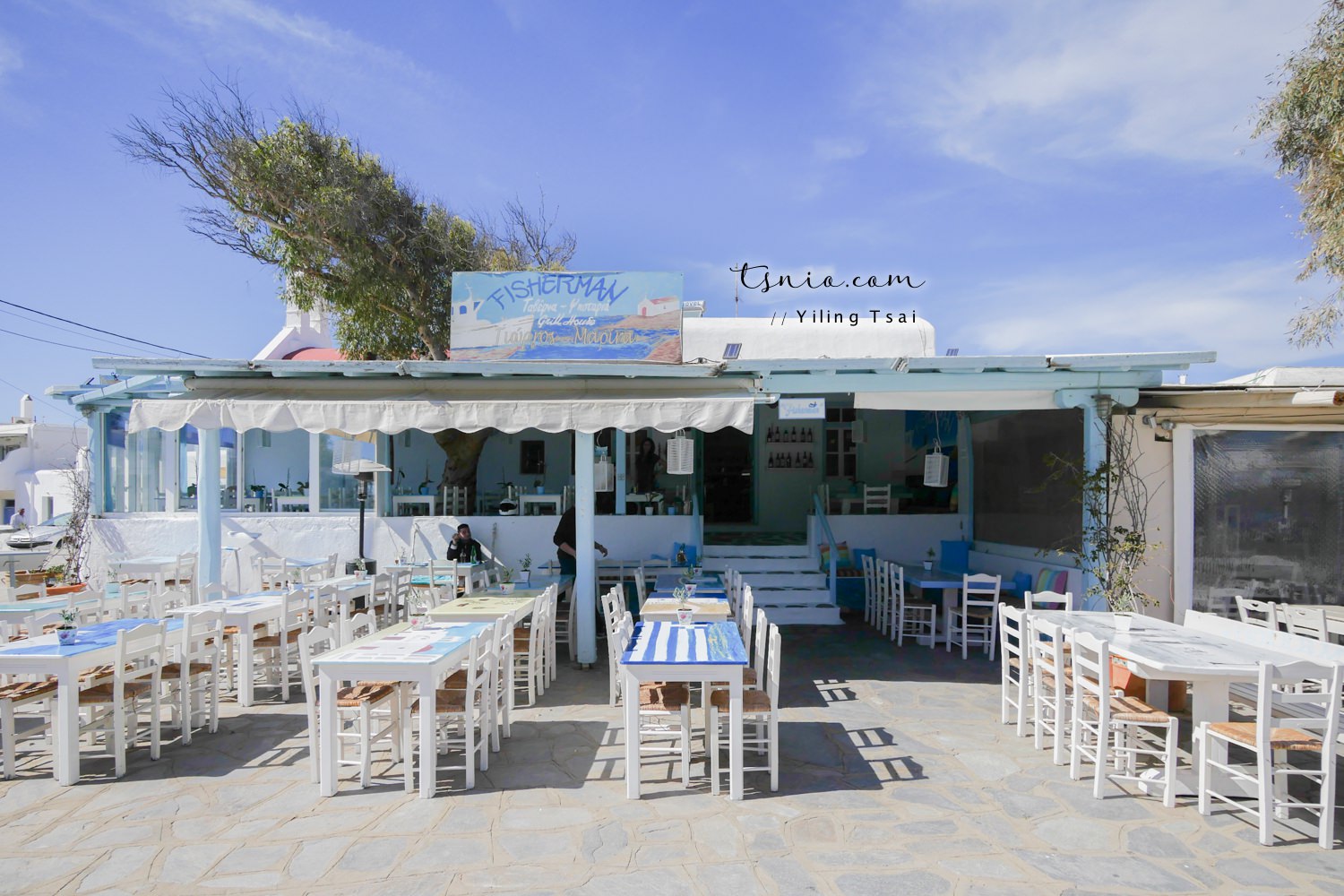 希臘米克諾斯美食 Fisherman – Giorgos & Marina Tavern Ano Mera 小鎮餐廳推薦