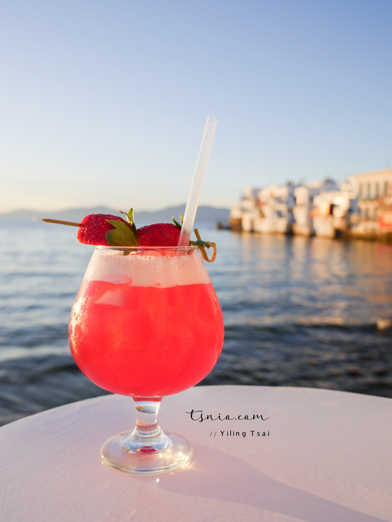 希臘米克諾斯酒吧 Caprice Bar 享有米克諾斯夕陽超棒視野