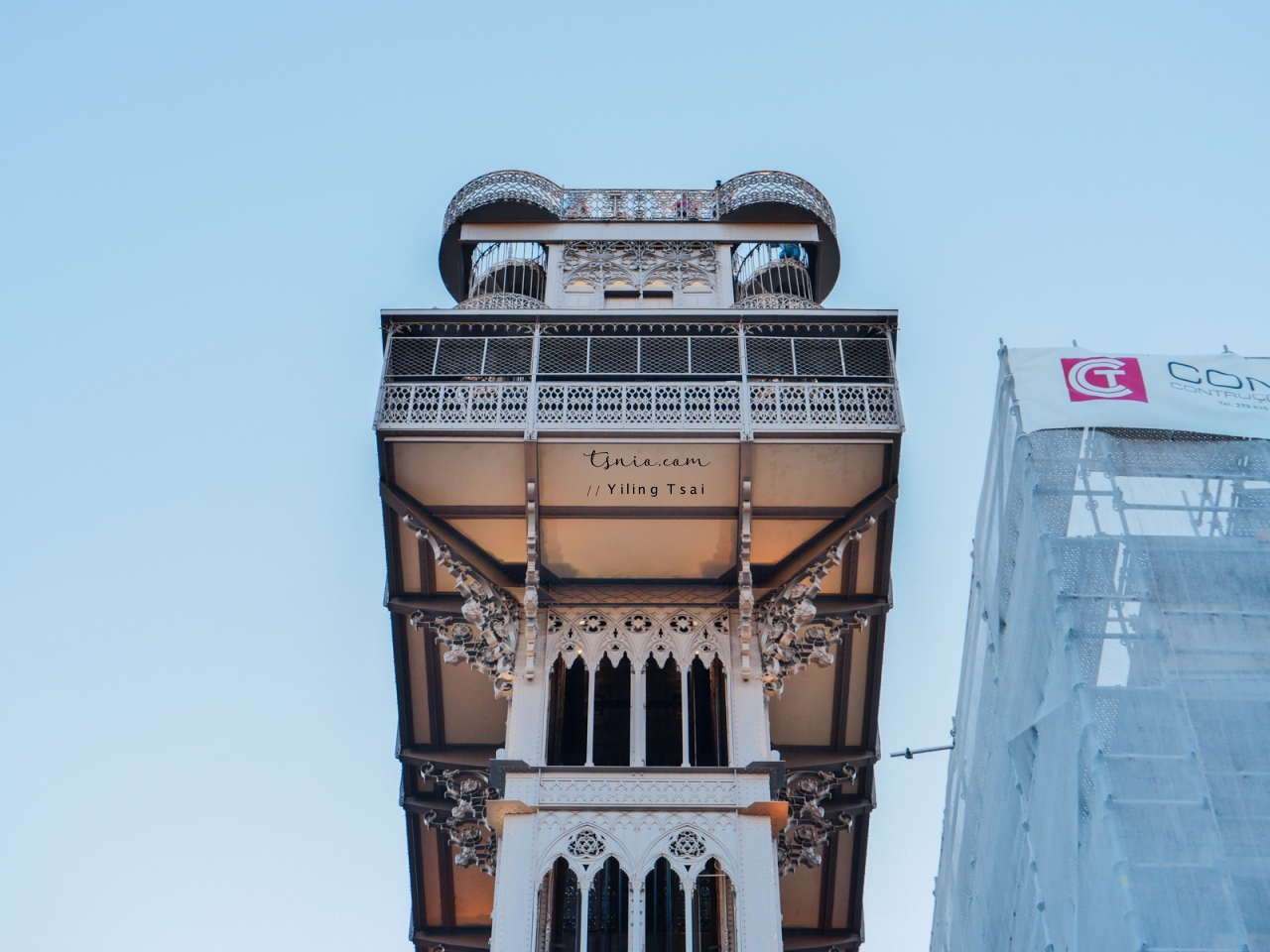 葡萄牙里斯本景點 聖胡斯塔升降梯 Elevador de Santa Justa 百年古蹟電梯