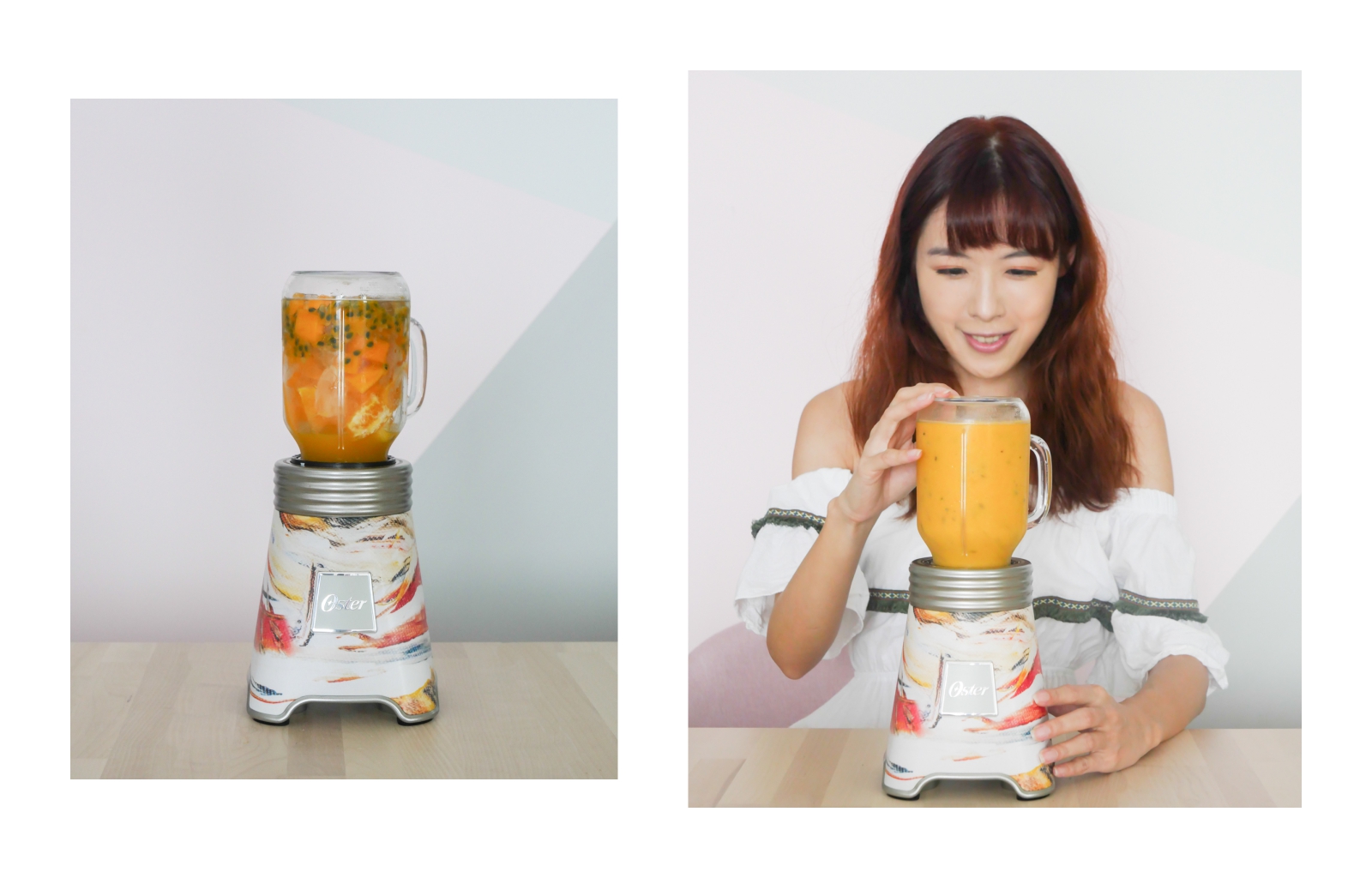 美國 Oster Ball Mason Jar 隨鮮瓶果汁機 台灣獨家新色上市 夏季果汁輕鬆帶著走