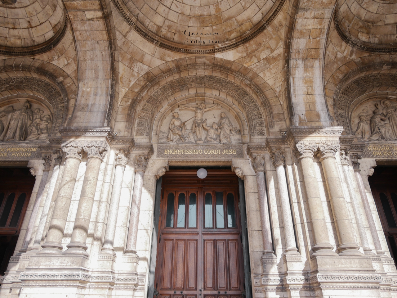 法國巴黎景點 聖心堂 Sacré-Cœur 蒙馬特地標純白教堂