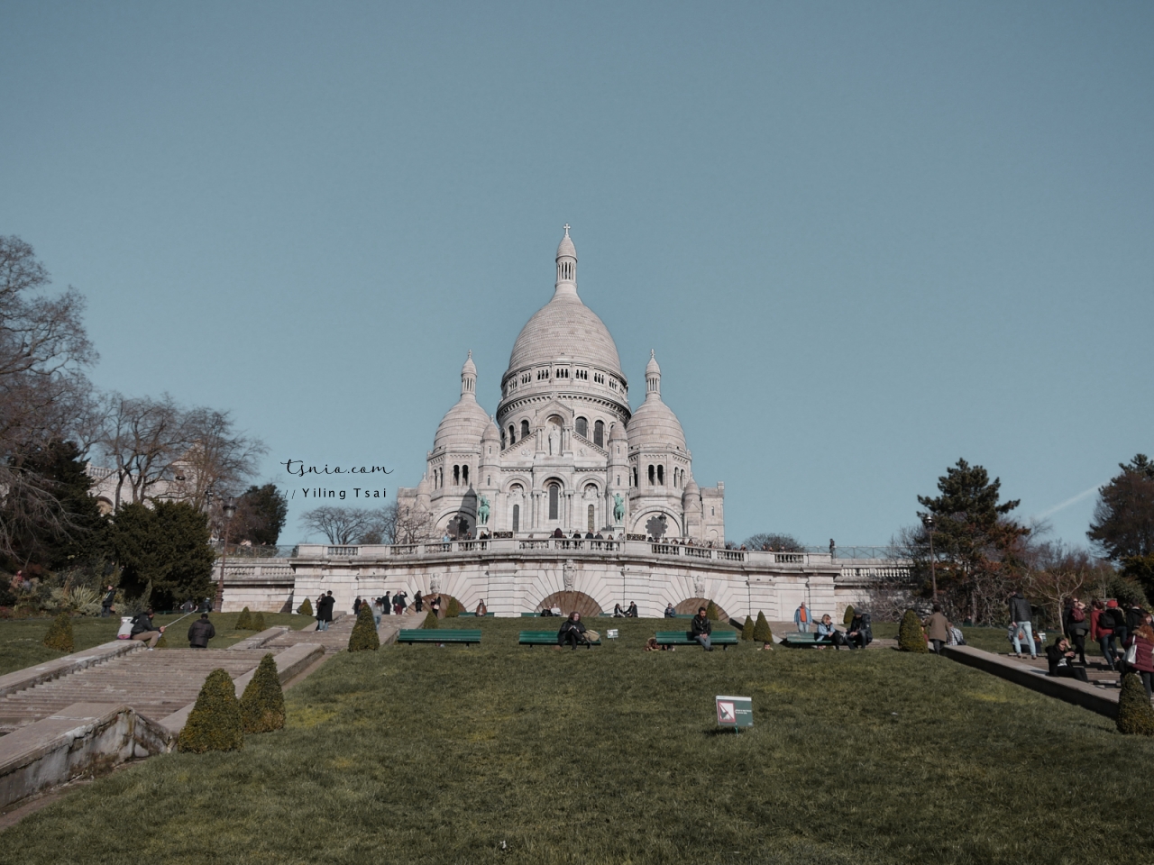 法國巴黎景點 聖心堂 Sacré-Cœur 蒙馬特地標純白教堂