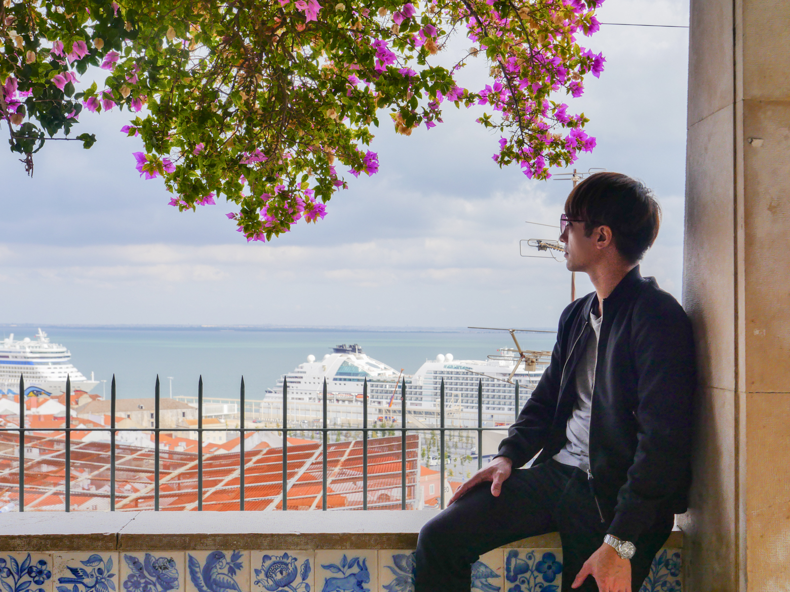 葡萄牙里斯本景點 聖露西亞觀景台 最有氛圍的阿爾法瑪區瞭望台