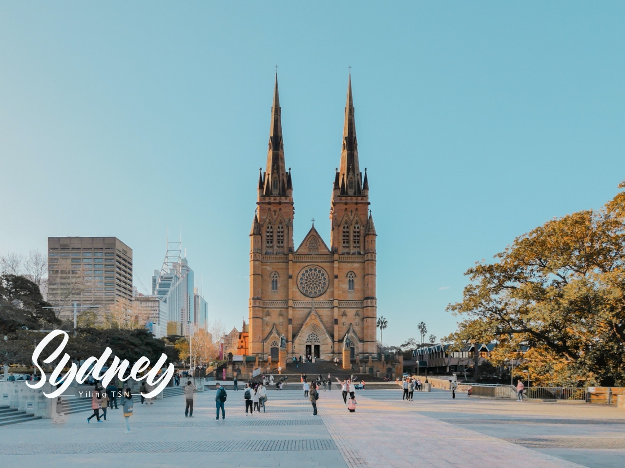 澳洲雪梨景點 聖母主教座堂 St Mary’s Cathedral 澳洲最大教堂