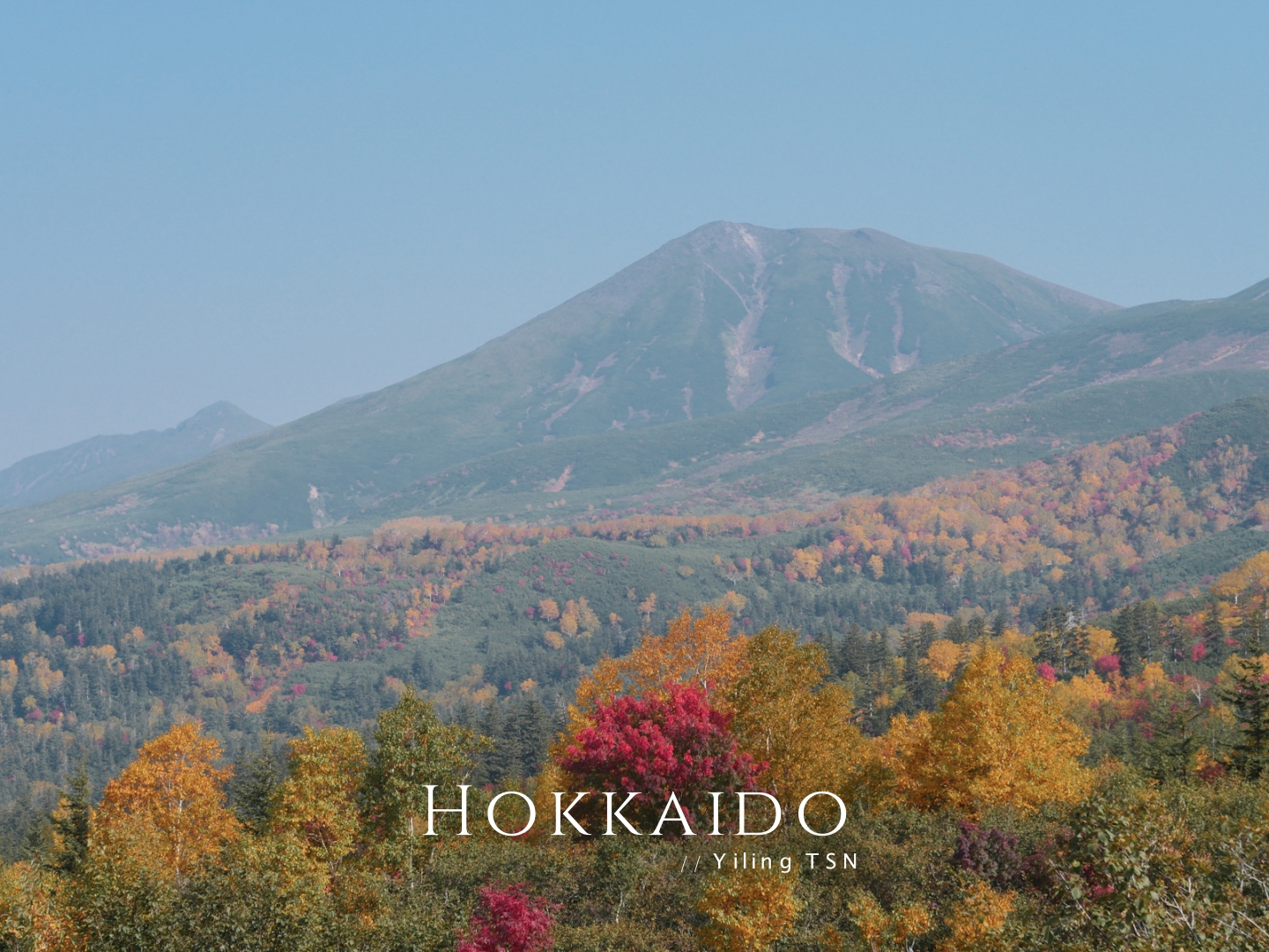日本北海道美瑛景點 十勝岳望岳台 絕美秋季迷人色彩
