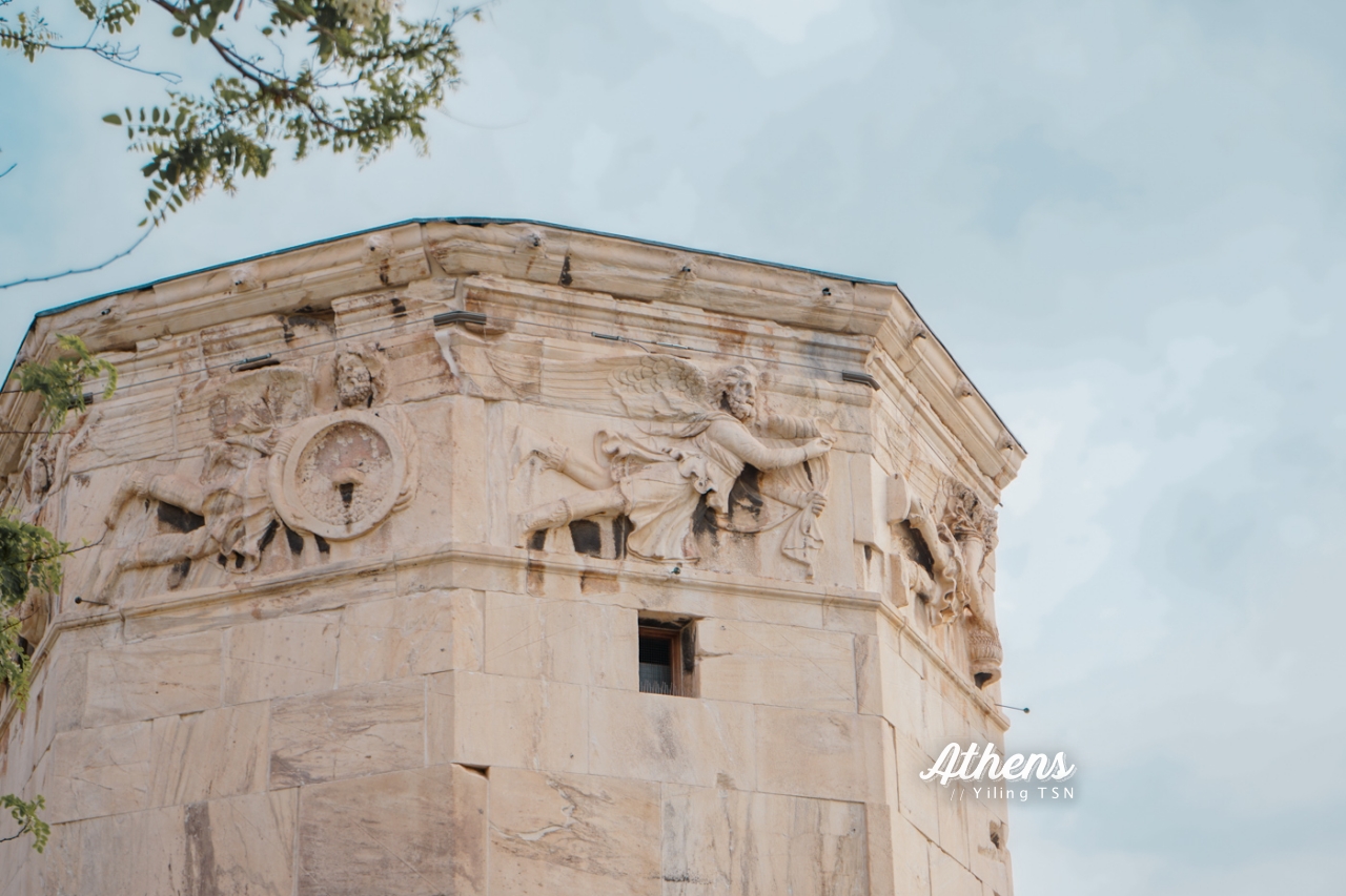 希臘雅典景點 Roman Agora & Tower of the Winds 古羅馬市集與風之塔