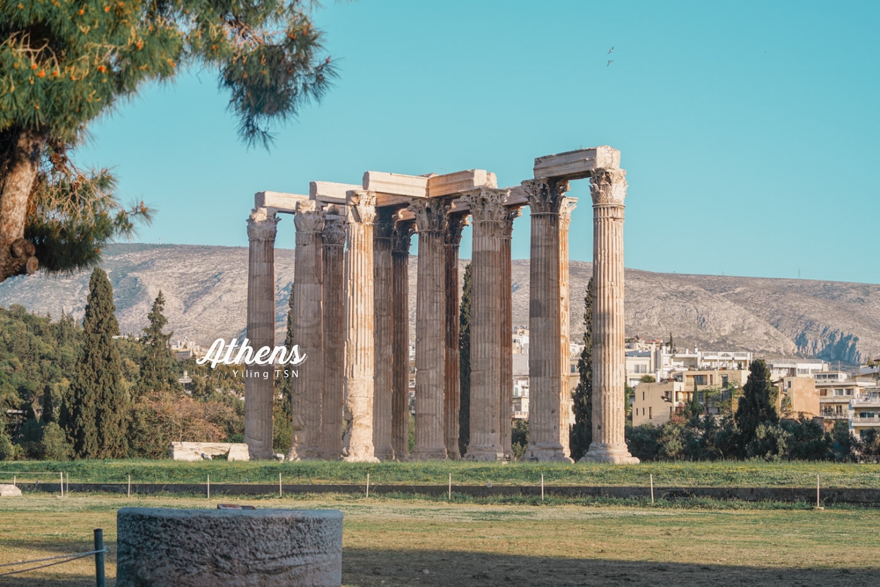 希臘雅典景點：Arch of Hadrian 哈德良拱門、Olympieion 奧林匹亞宙斯神殿