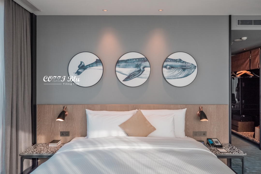 COZZI Blu和逸飯店桃園館：蔚藍海洋風格客房，最熱門的桃園高鐵飯店