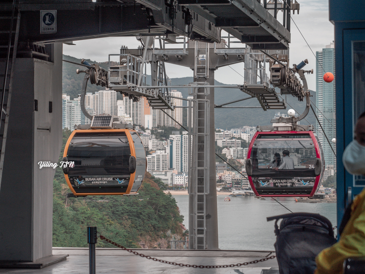 釜山松島海上纜車：韓國最長跨海纜車，透明水晶車廂一覽松島海景
