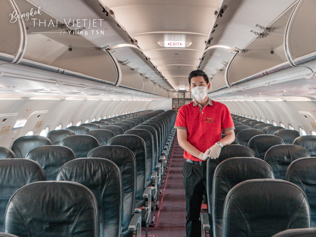 Thai VietJet Air 泰越捷航空台北往返曼谷飛行紀錄