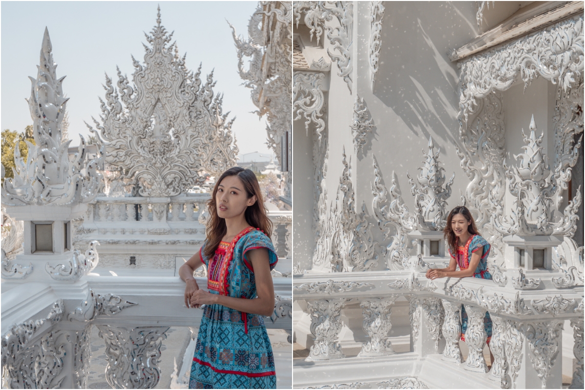 泰國清萊景點｜清萊白廟：繁複細緻雕刻，藝術與佛教的結合