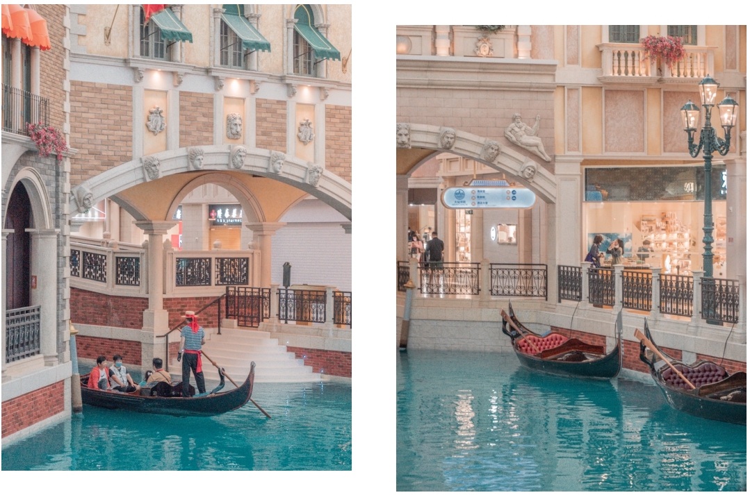 澳門景點推薦｜威尼斯人貢多拉：威尼斯人酒店運河風光遊船之旅