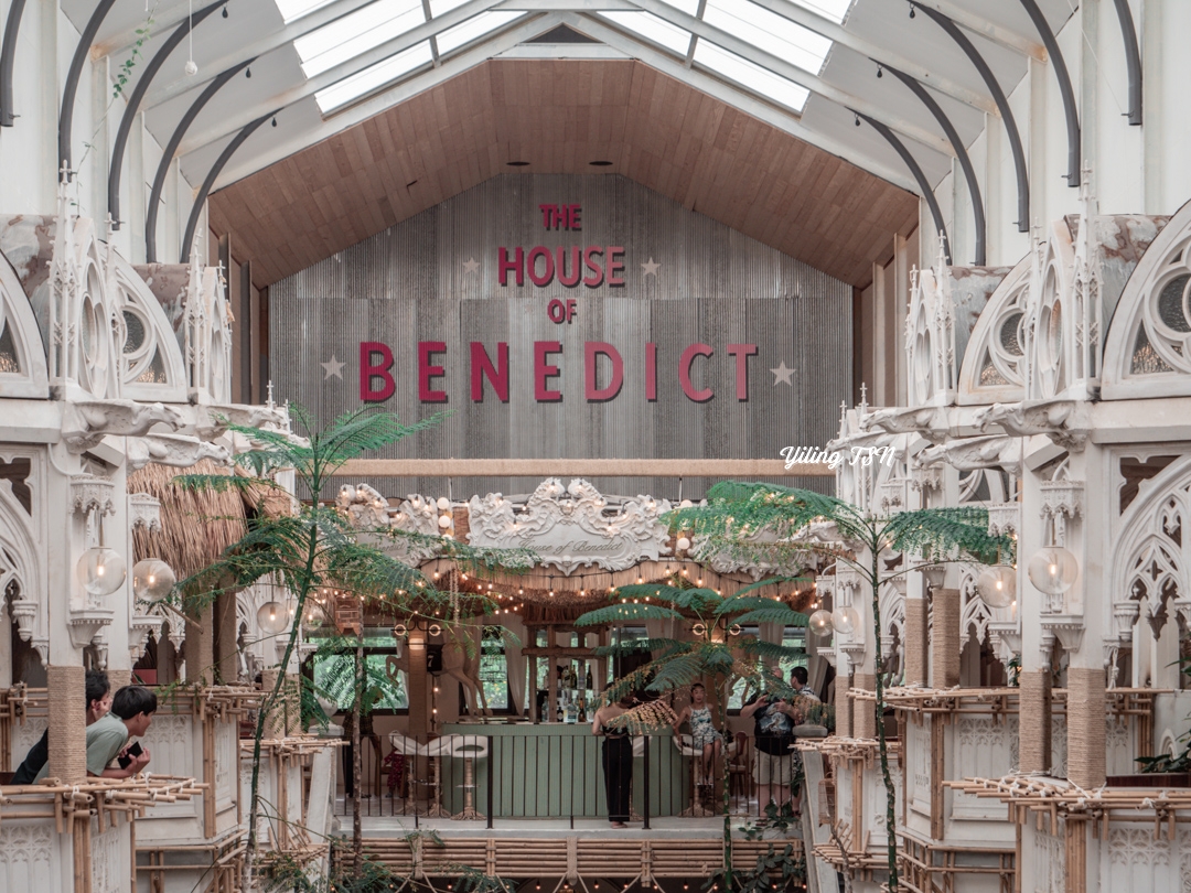 泰國芭達雅景點｜House Of Benedict：複合式拍照餐飲酒吧空間，芭達雅網美咖啡廳推薦