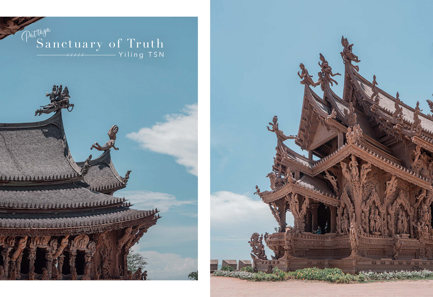 芭達雅景點｜真理寺 Sanctuary of Truth：世界上最壯觀木雕寺廟博物館