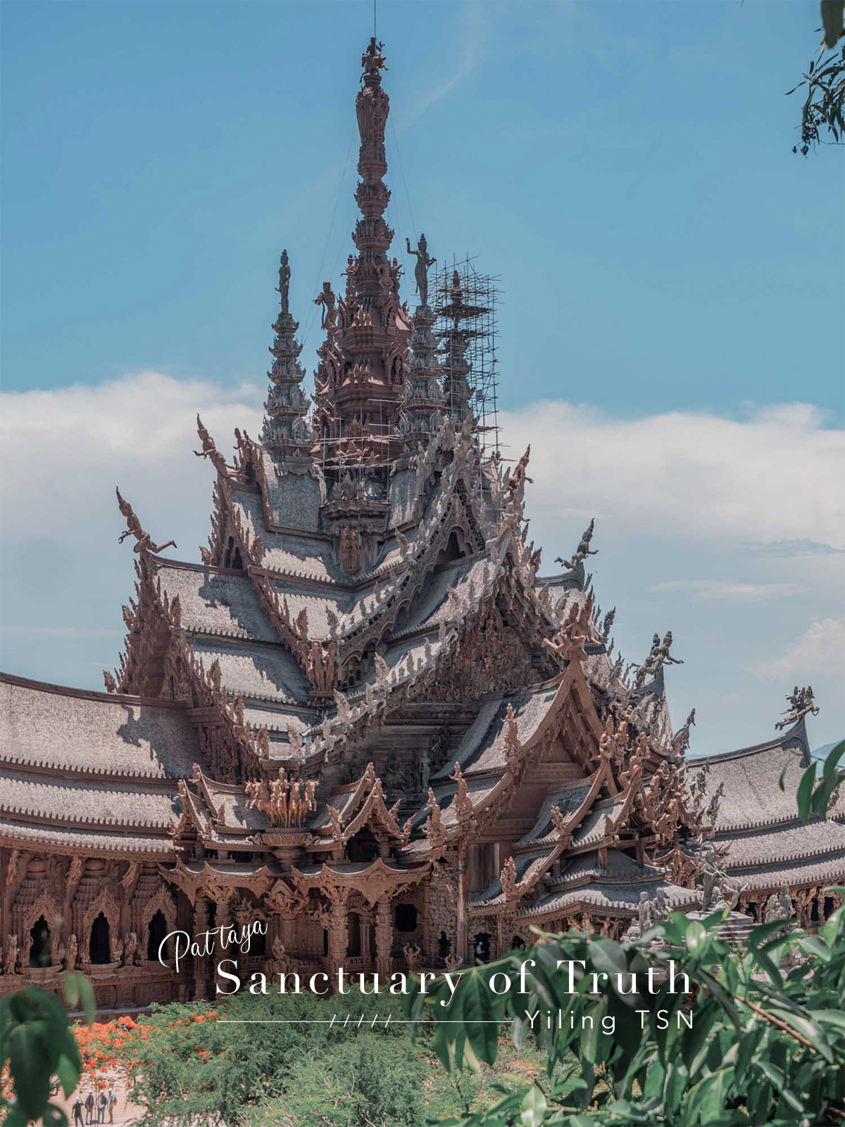 芭達雅景點｜真理寺 Sanctuary of Truth：世界上最壯觀木雕寺廟博物館