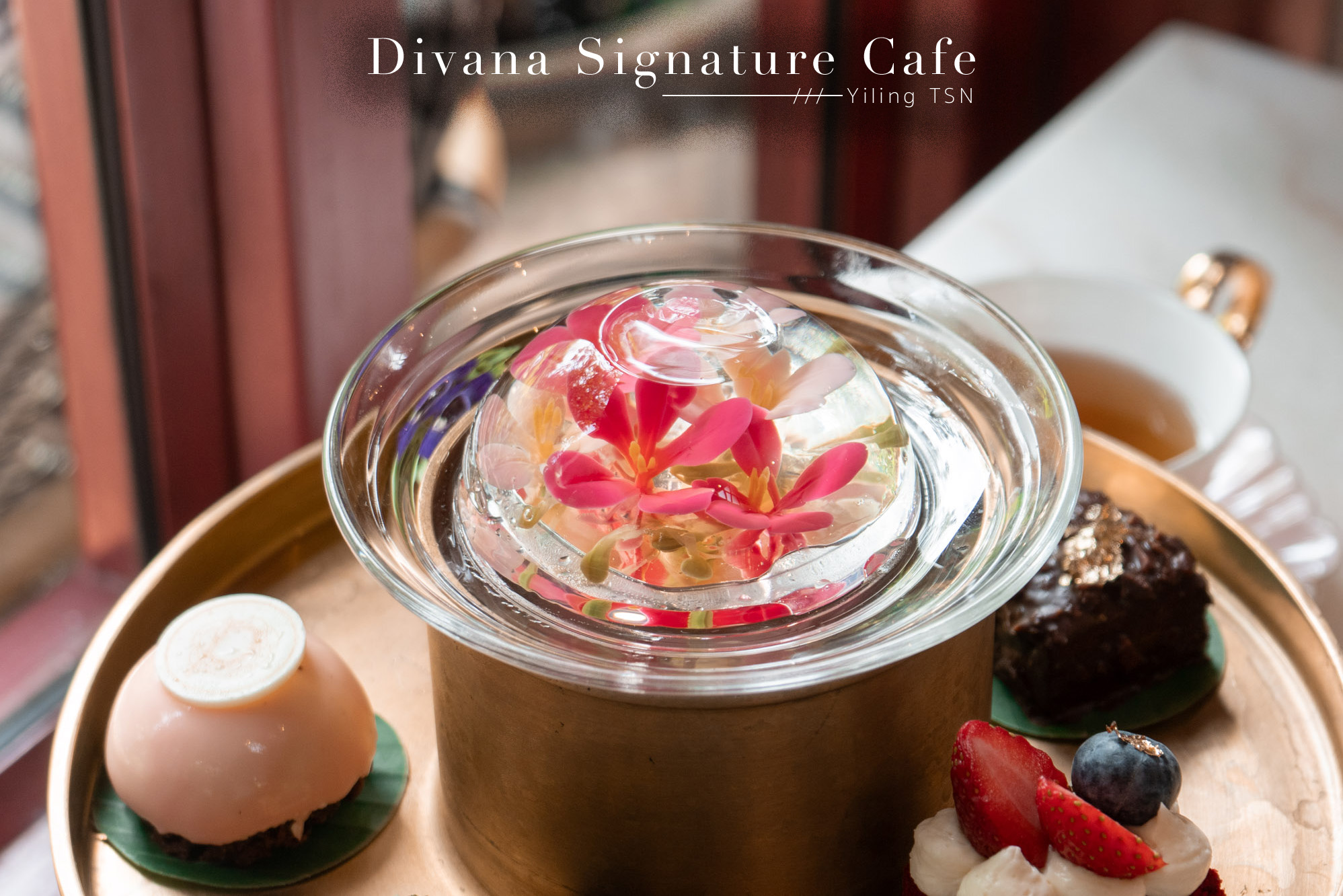 曼谷咖啡廳｜Divana Signature Cafe：視覺味覺雙重享受，精緻高雅曼谷下午茶套餐