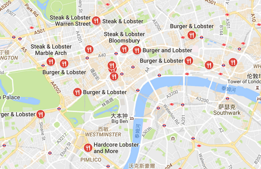 [英國 倫敦] Burger & Lobster 大口吃龍蝦 倫敦必吃美食