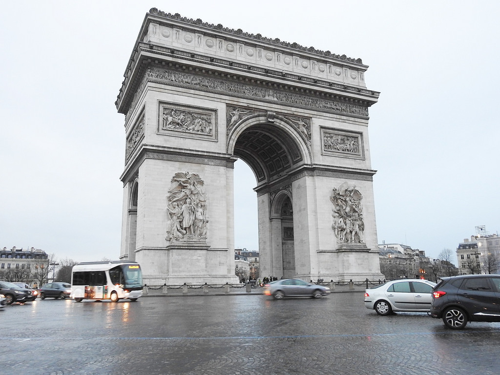 [法國 巴黎] 凱旋門 一定要攻頂看風景 巴黎必訪景點