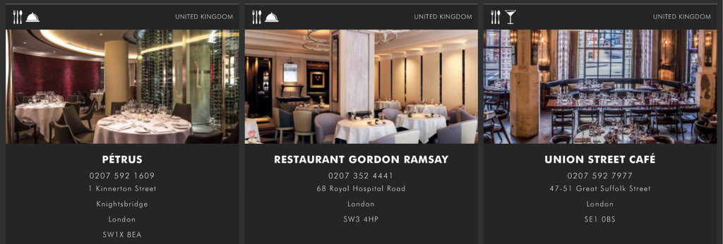 [英國 倫敦] 地獄廚房拉姆齊主廚米其林三星餐廳 Restaurant Gordon Ramsay