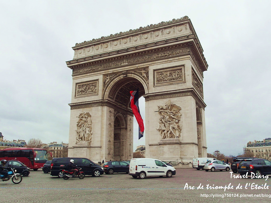 [法國 巴黎] 凱旋門 一定要攻頂看風景 巴黎必訪景點